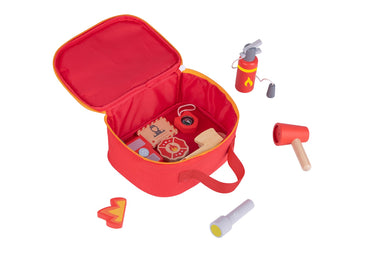 LITTLE FIREFIGHTER PLAY SET IN CARRY BAG - Bamboo Sprout