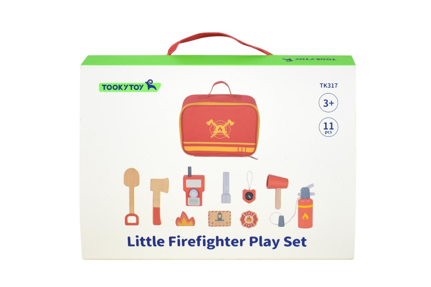 LITTLE FIREFIGHTER PLAY SET IN CARRY BAG - Bamboo Sprout