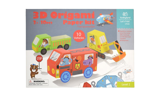 3D PAPER MODEL VEHICLES CRAFT KIT - Bamboo Sprout