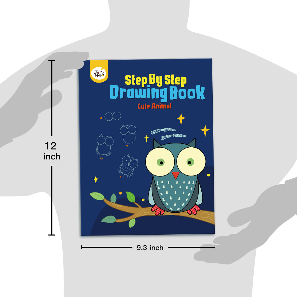 DRAWING BOOK-CUTE ANIMAL (STEP BY STEP)