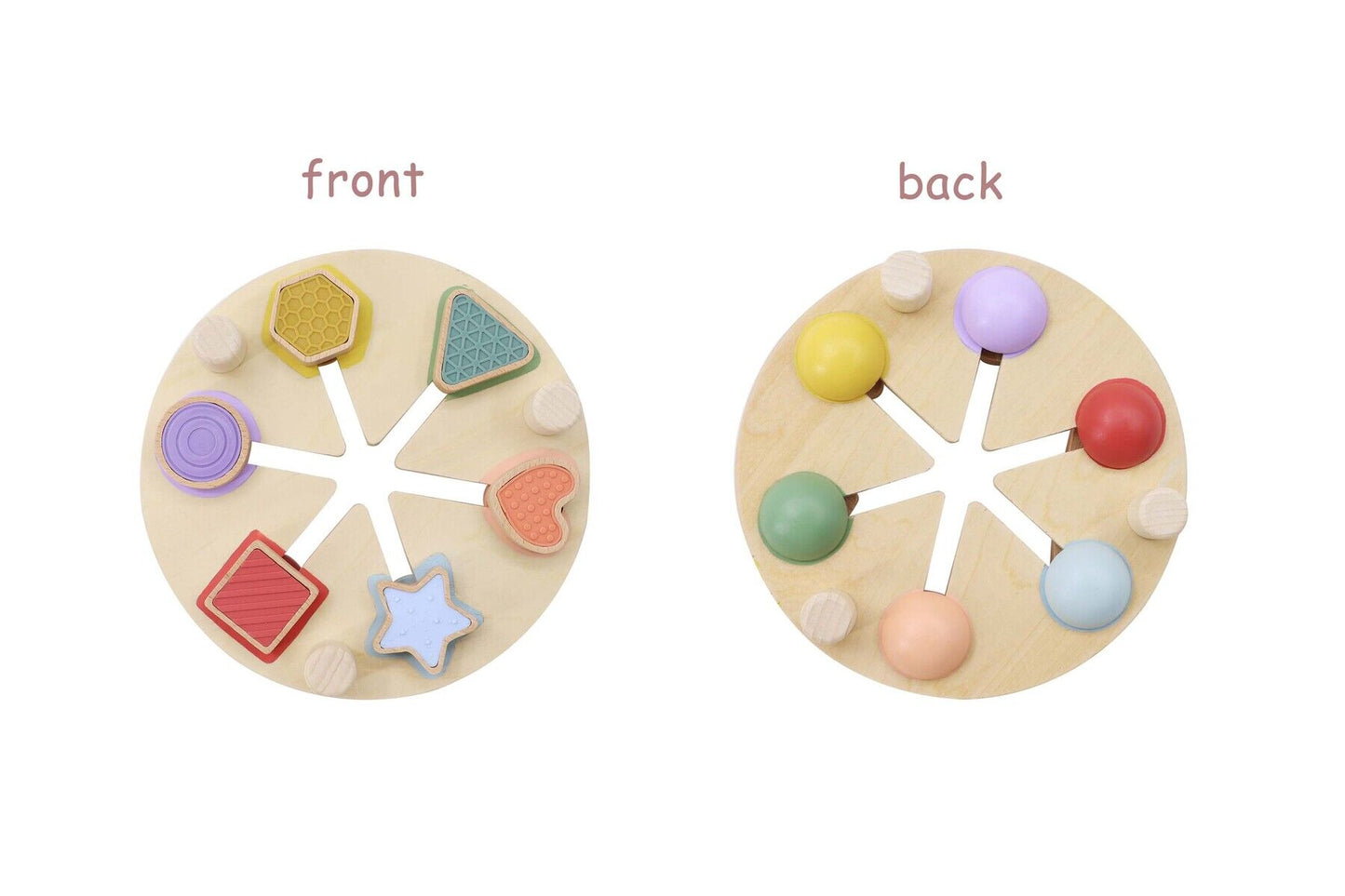 WOODEN SHAPE & COLOUR MATCH TABLE