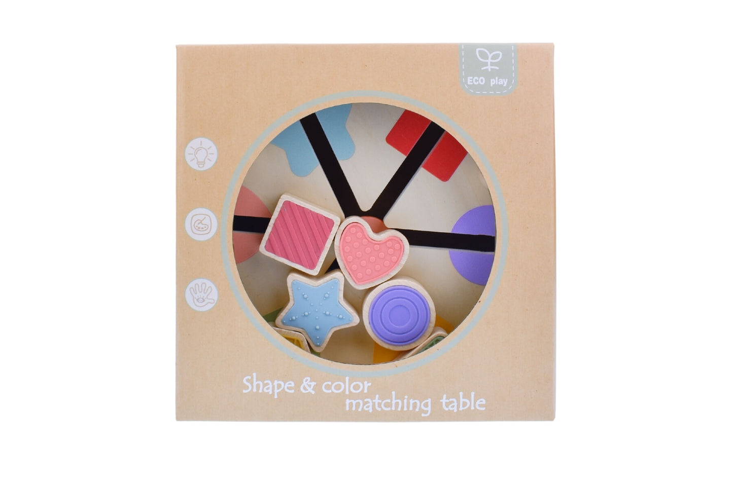 WOODEN SHAPE & COLOUR MATCH TABLE