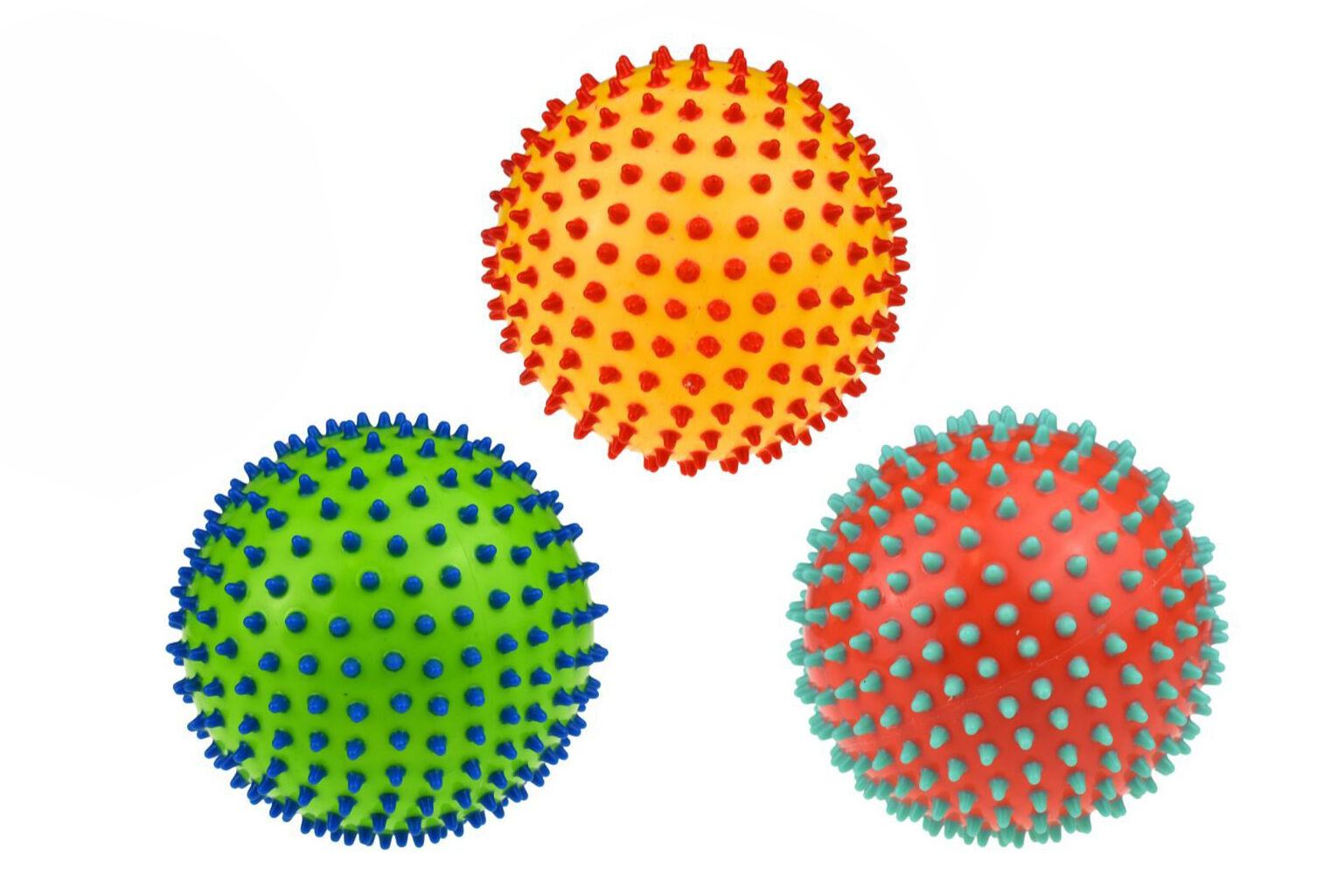 SPIKY SENSORY BALL 3PC
