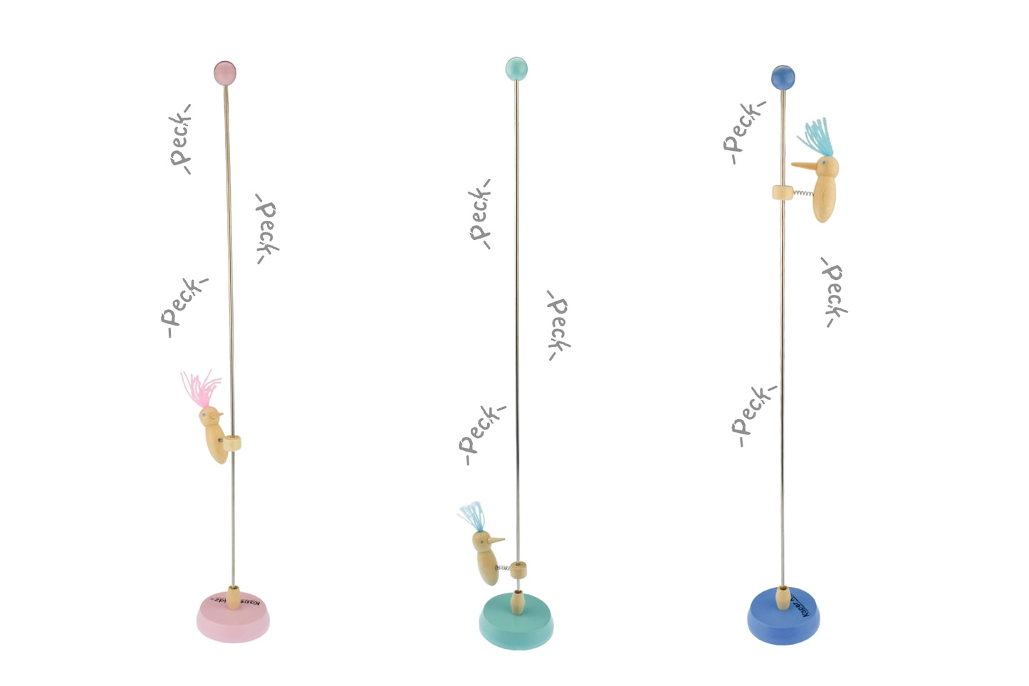 BOBBING BEAK WOODPECKER SET OF 6