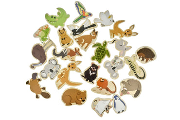FRIDGE FRIENDS MAGNETIC AUSTRALIAN ANIMALS 25PCS - Bamboo Sprout