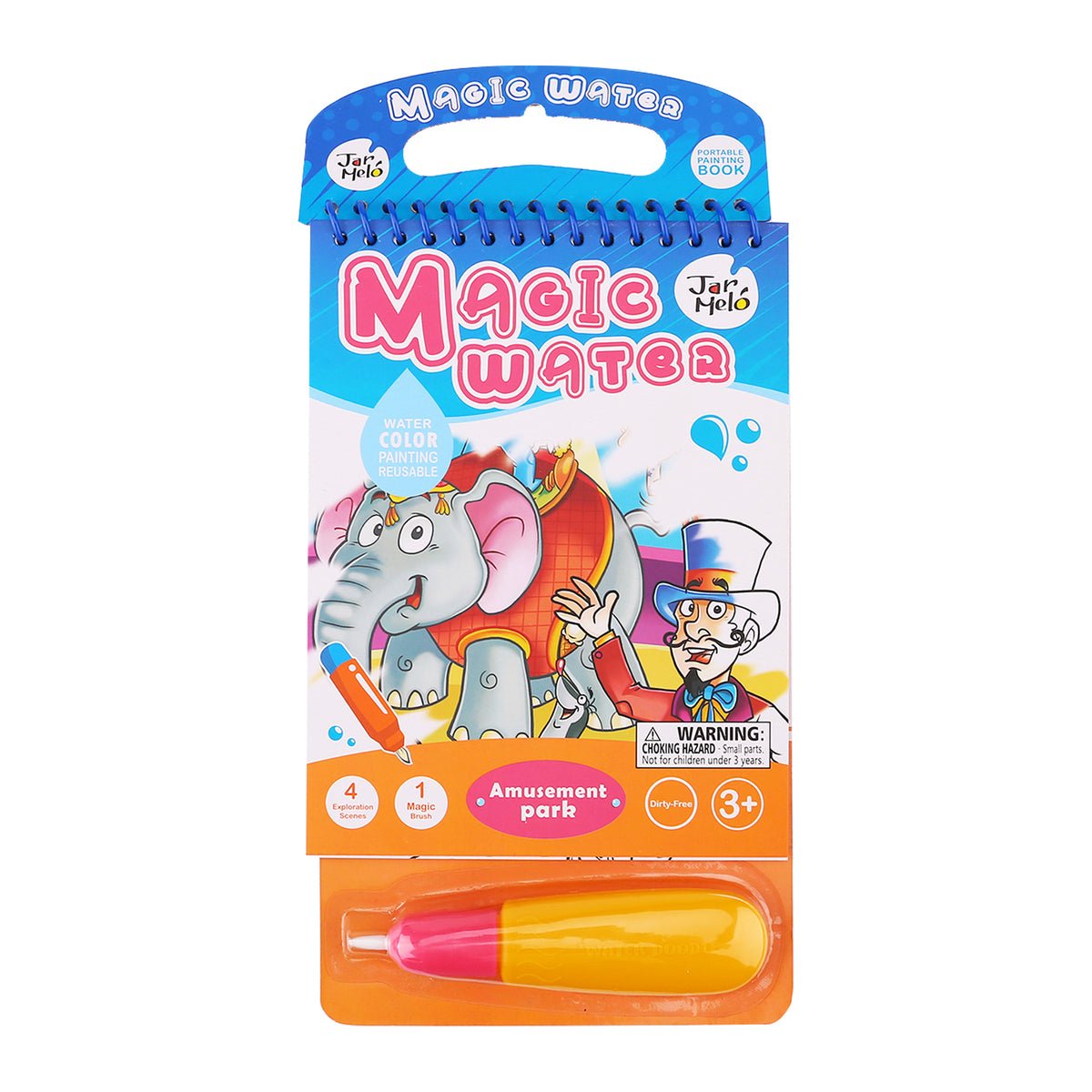 MAGIC WATER COLORING PAD - AMUSEMENT PARK - Bamboo Sprout