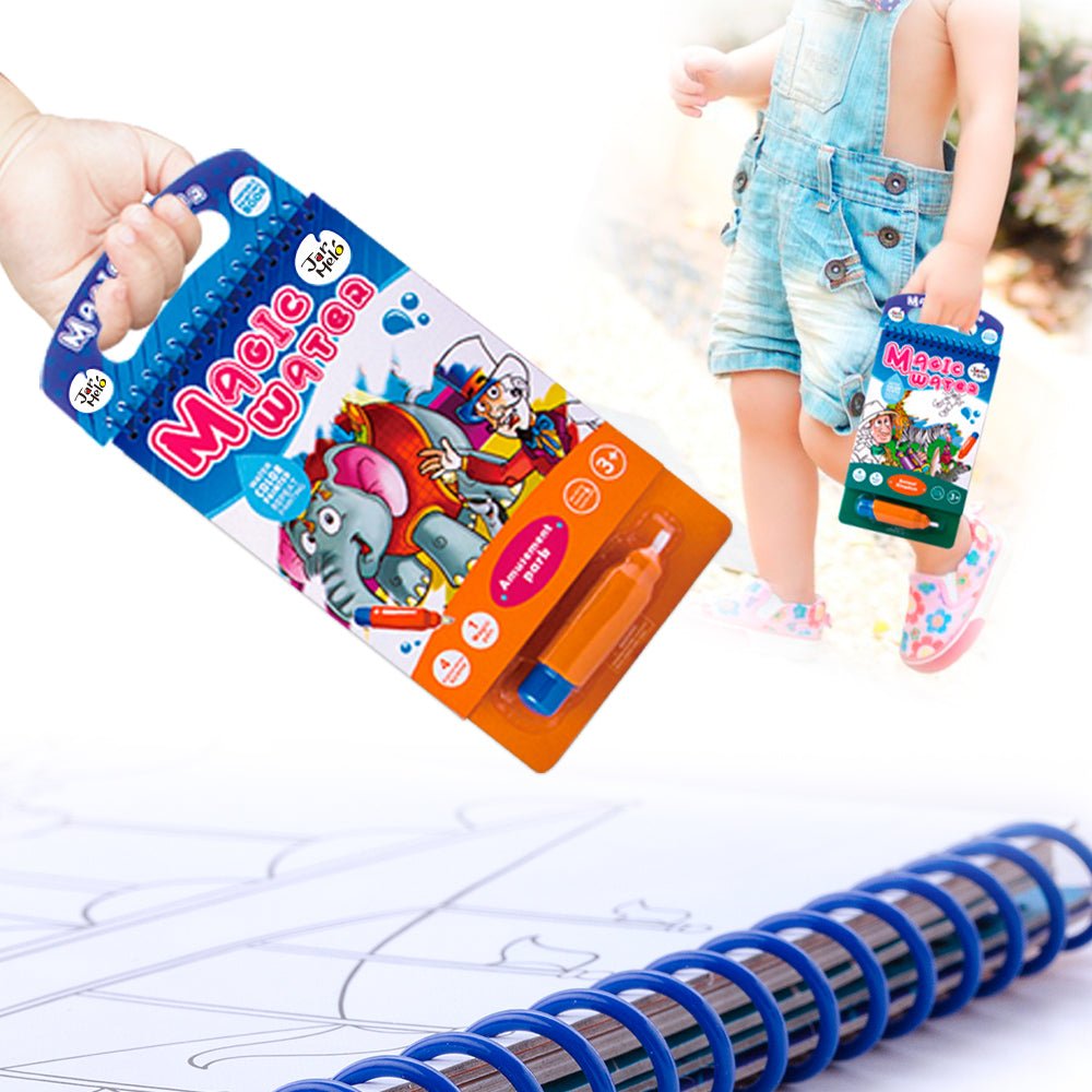 MAGIC WATER COLORING PAD - AMUSEMENT PARK - Bamboo Sprout