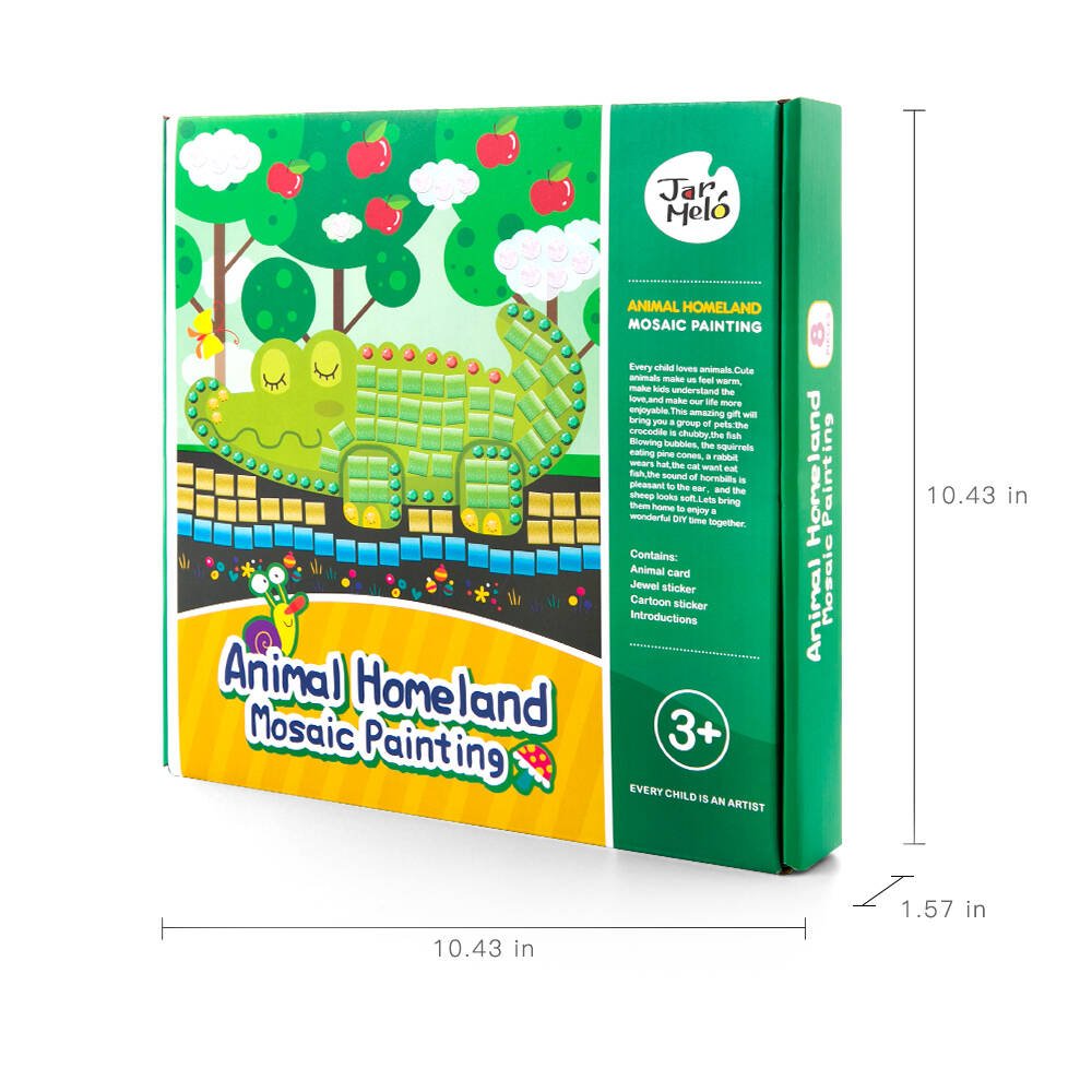 MOSAICS CRAFT KIT - ANIMAL HOMELAND - Bamboo Sprout