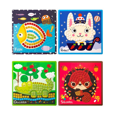 MOSAICS CRAFT KIT - ANIMAL HOMELAND - Bamboo Sprout