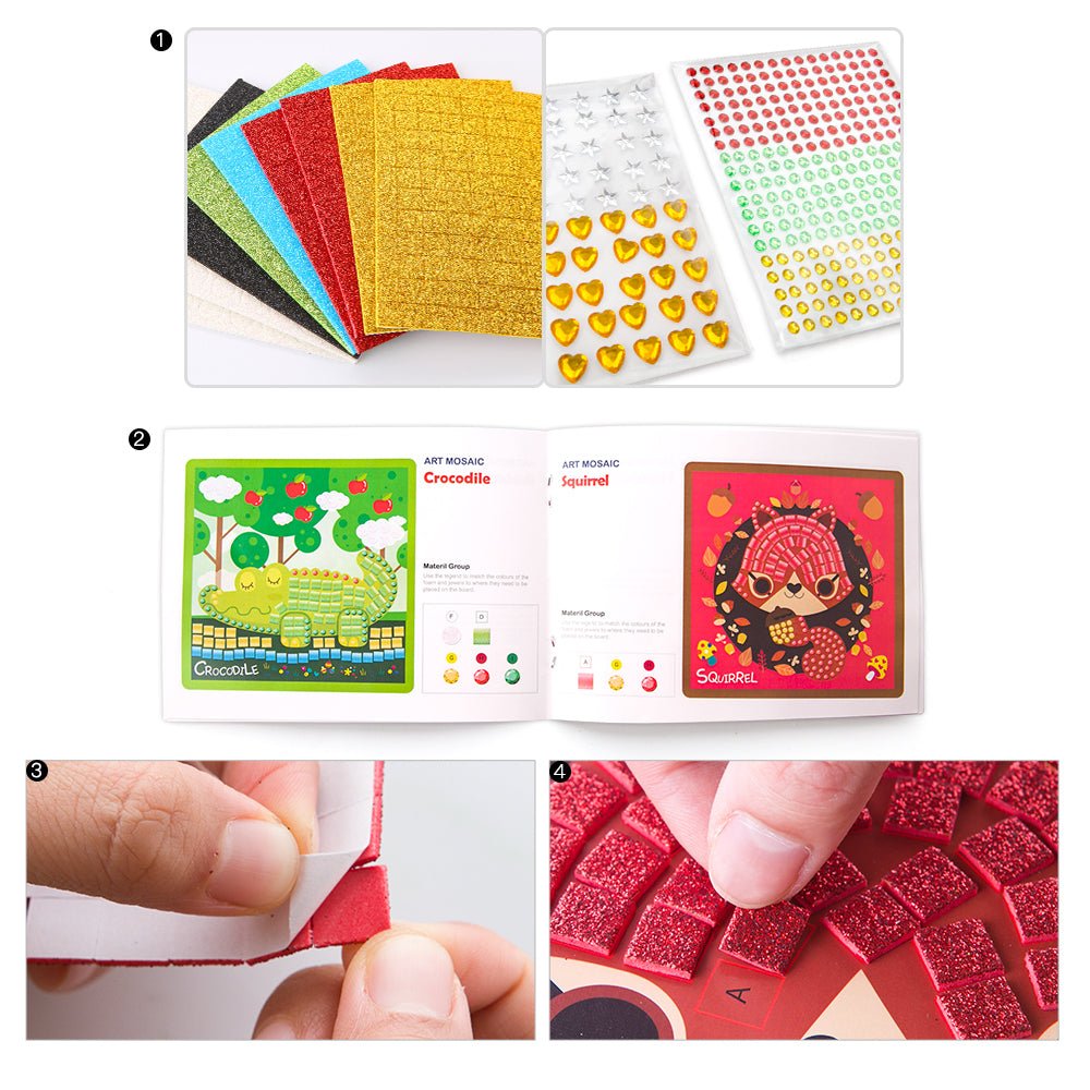 MOSAICS CRAFT KIT - ANIMAL HOMELAND - Bamboo Sprout