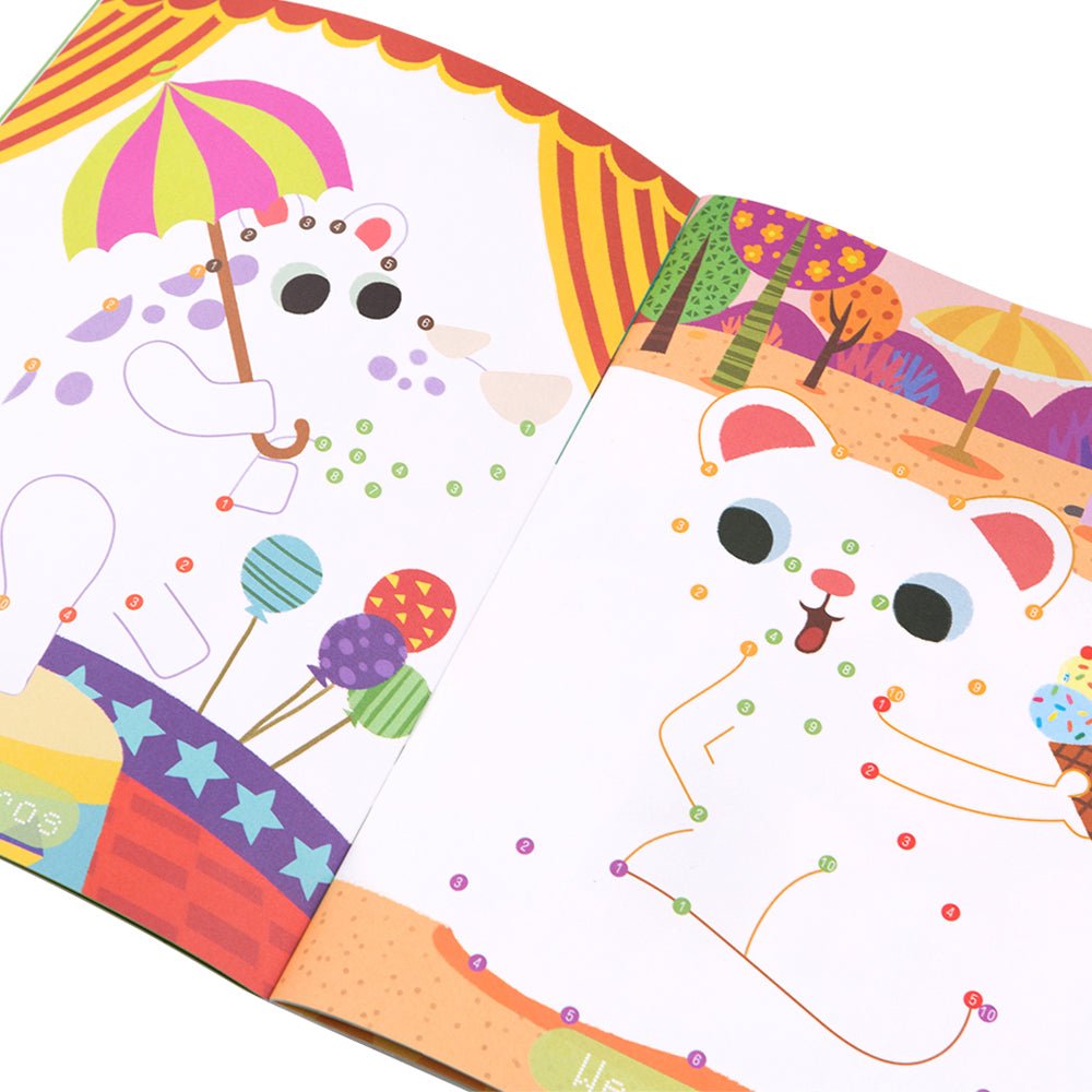 BULK 3 DOT - TO - DOT ANIMALS/COLOURING/DRAWING BOOKS - Bamboo Sprout