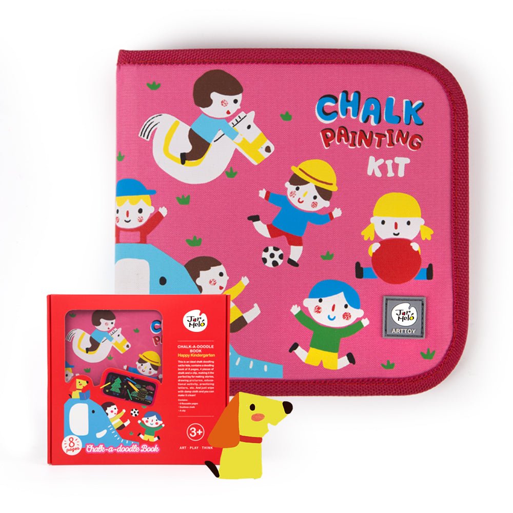 CHALK - A - DOODLE BOOK - TRAVEL CHALK DRAWING BOOKLET - Bamboo Sprout