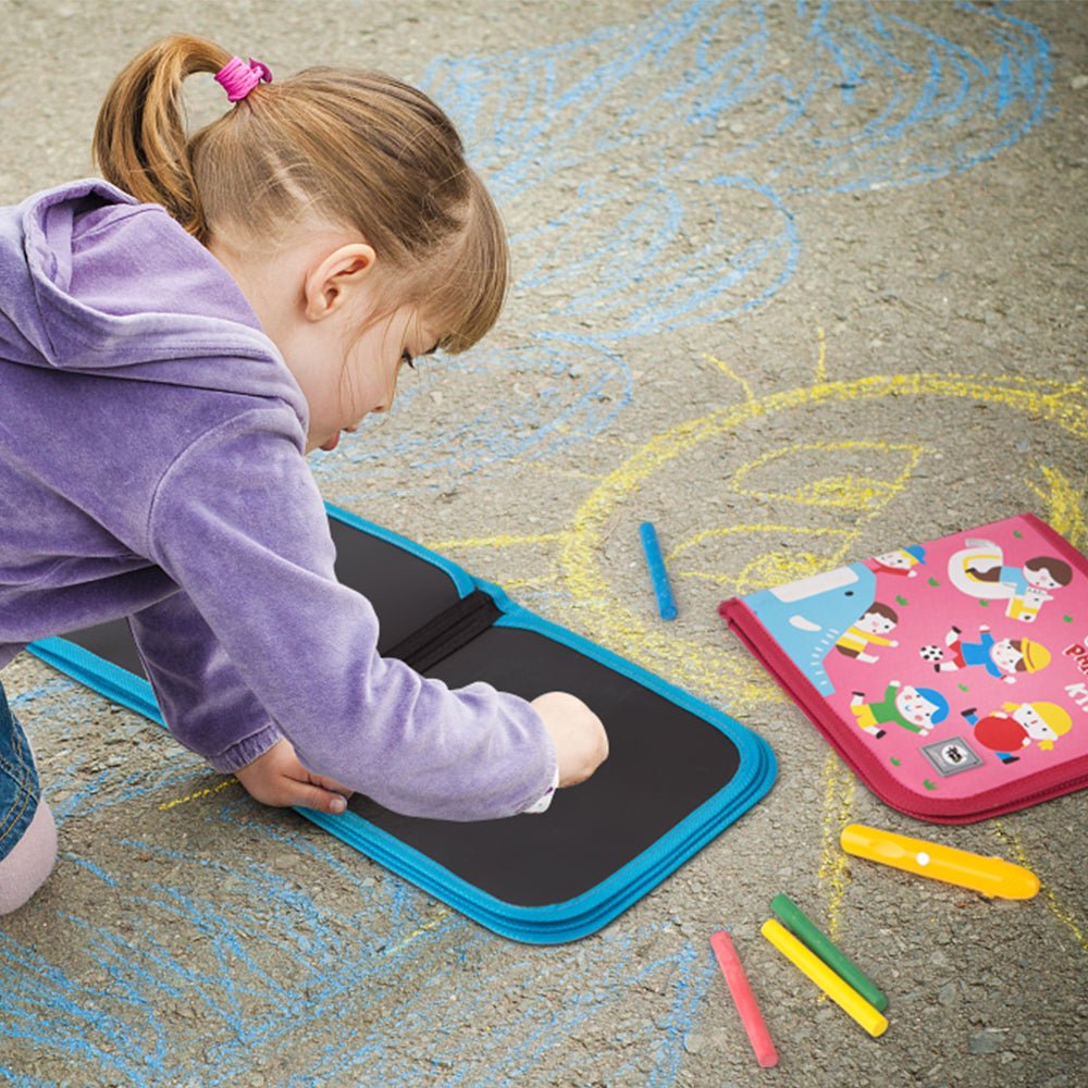 CHALK - A - DOODLE BOOK - TRAVEL CHALK DRAWING BOOKLET - Bamboo Sprout