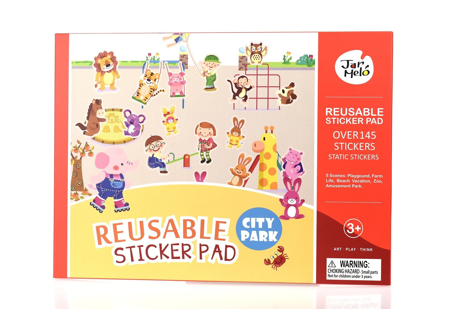 REUSABLE STICKER PAD SET - CITY PARK - Bamboo Sprout