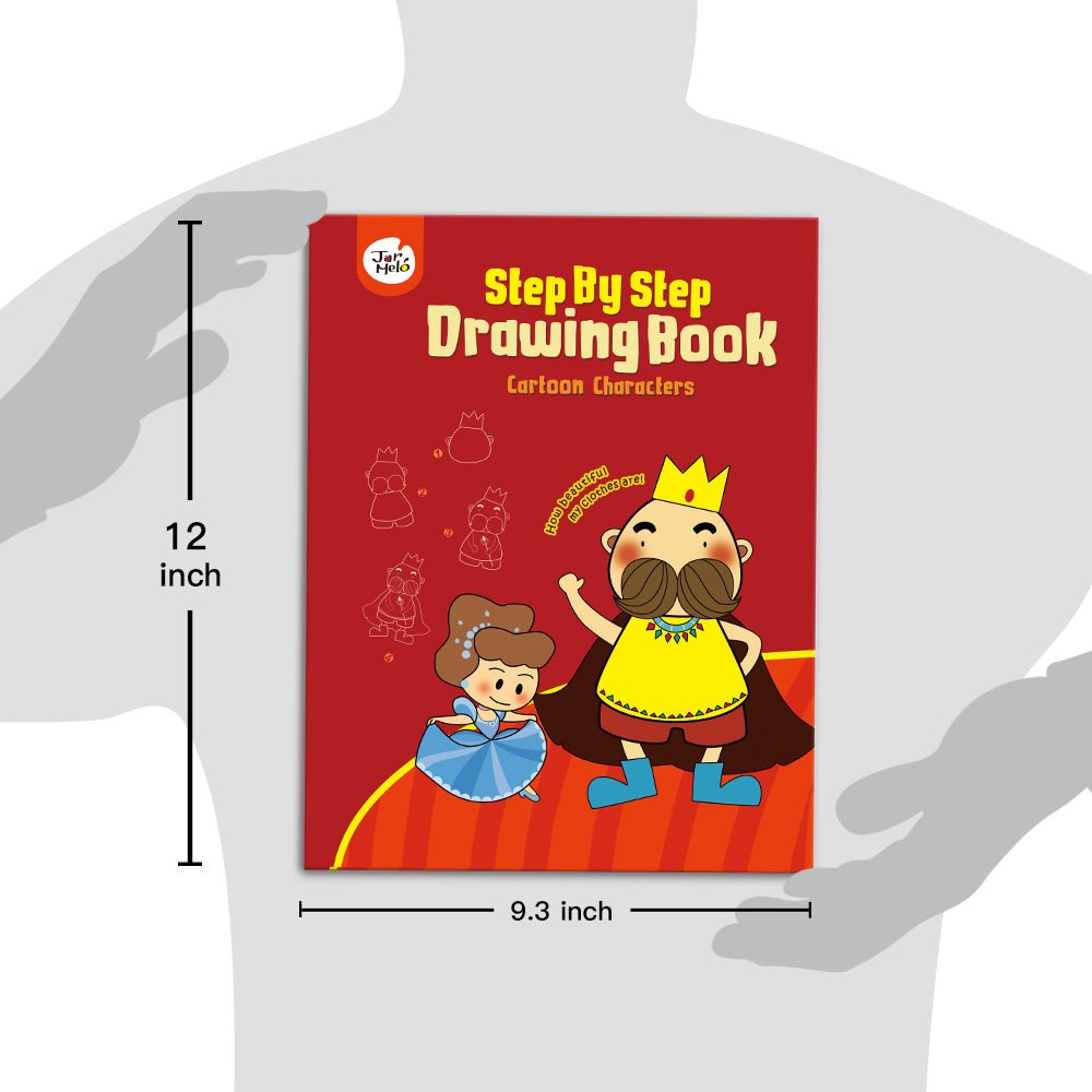 DRAWING BOOK - CARTOON CHARACTERS (STEP BY STEP) - Bamboo Sprout