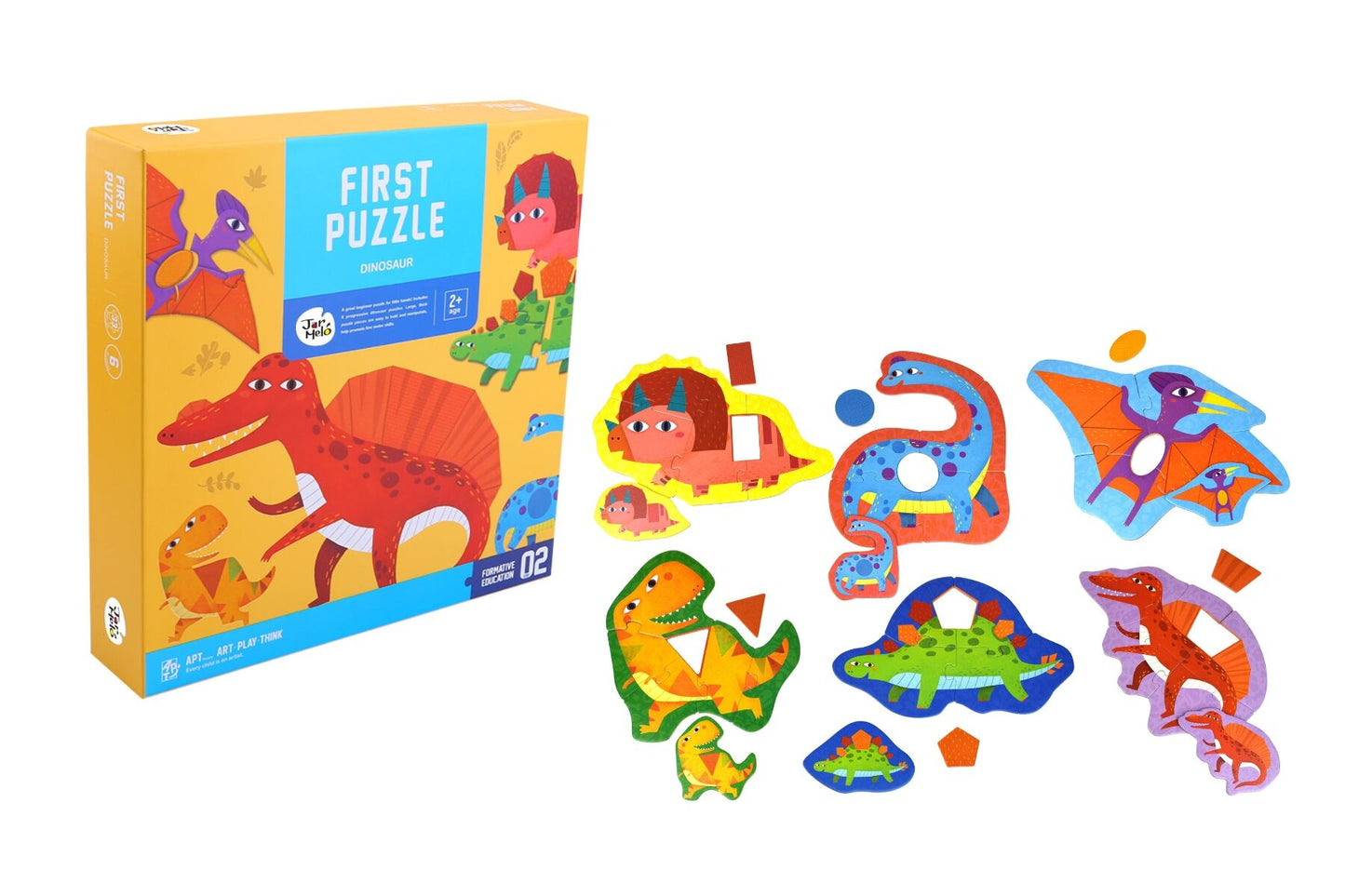 FIRST PUZZLE - DINOSAUR JIGSAW PUZZLE - Bamboo Sprout
