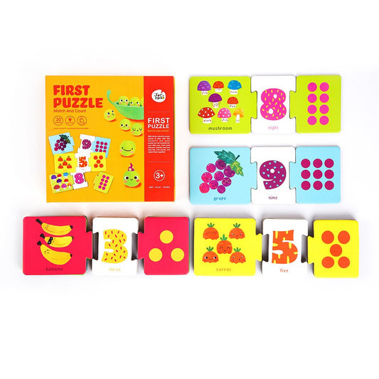 FIRST PUZZLE - MATCH AND COUNT GAME - Bamboo Sprout
