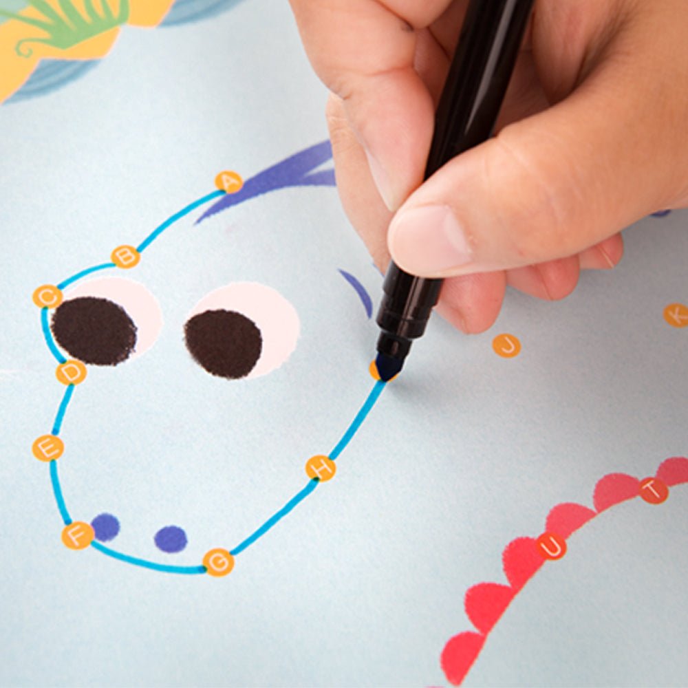 MY FIRST DOT - TO - DOT DRAWING BOOK - SUPER FUN DINOSAURS - Bamboo Sprout