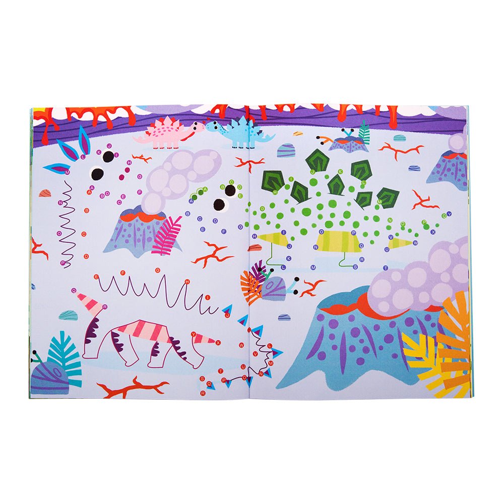 MY FIRST DOT - TO - DOT DRAWING BOOK - SUPER FUN DINOSAURS - Bamboo Sprout