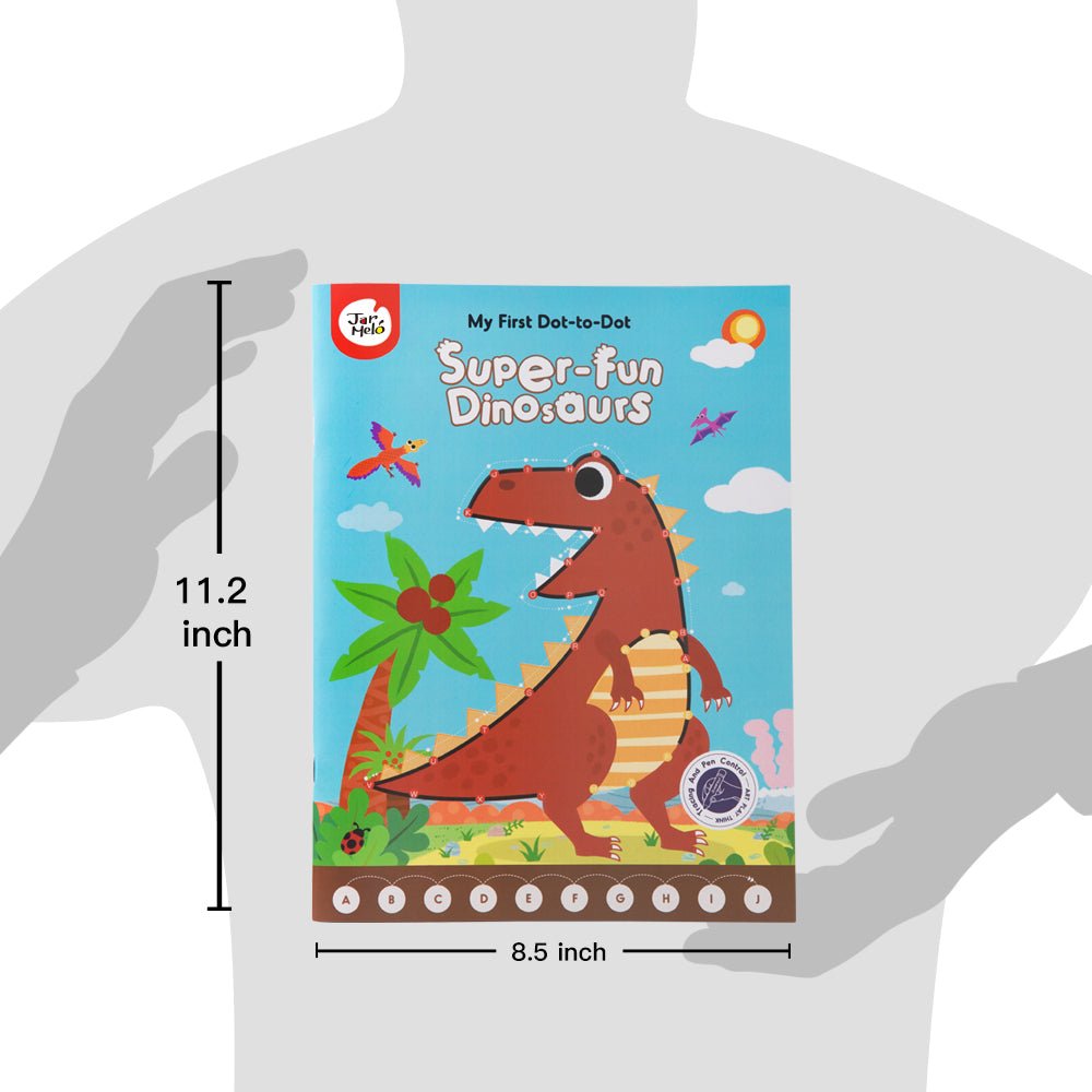 MY FIRST DOT - TO - DOT DRAWING BOOK - SUPER FUN DINOSAURS - Bamboo Sprout