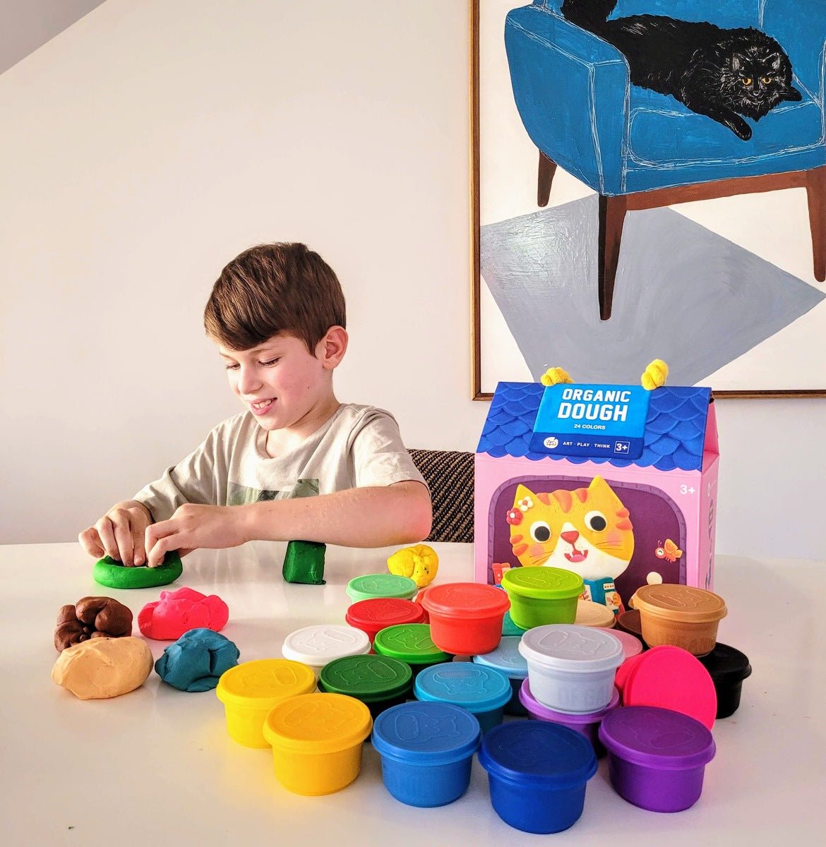 ORGANIC DOUGH - 24 COLOURS CRAFT KIT - Bamboo Sprout