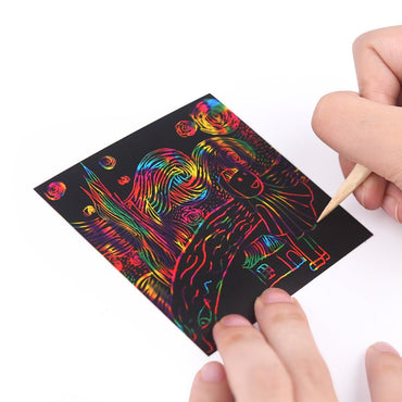 SCRATCH ART NOTES SET - Bamboo Sprout