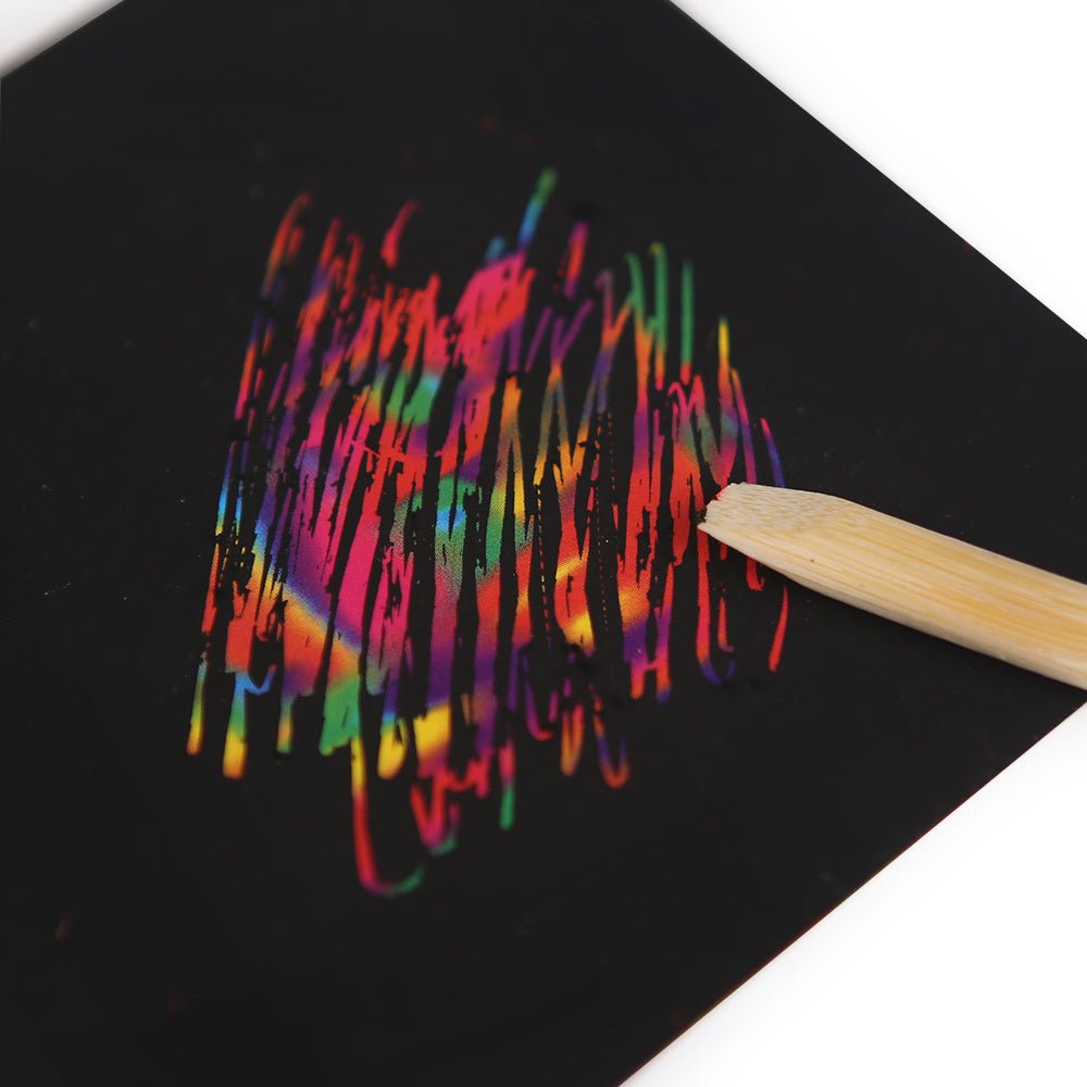 SCRATCH ART NOTES SET - Bamboo Sprout