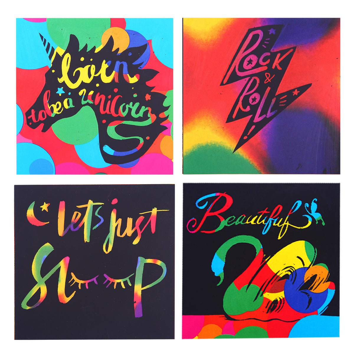 SCRATCH ART NOTES SET - Bamboo Sprout