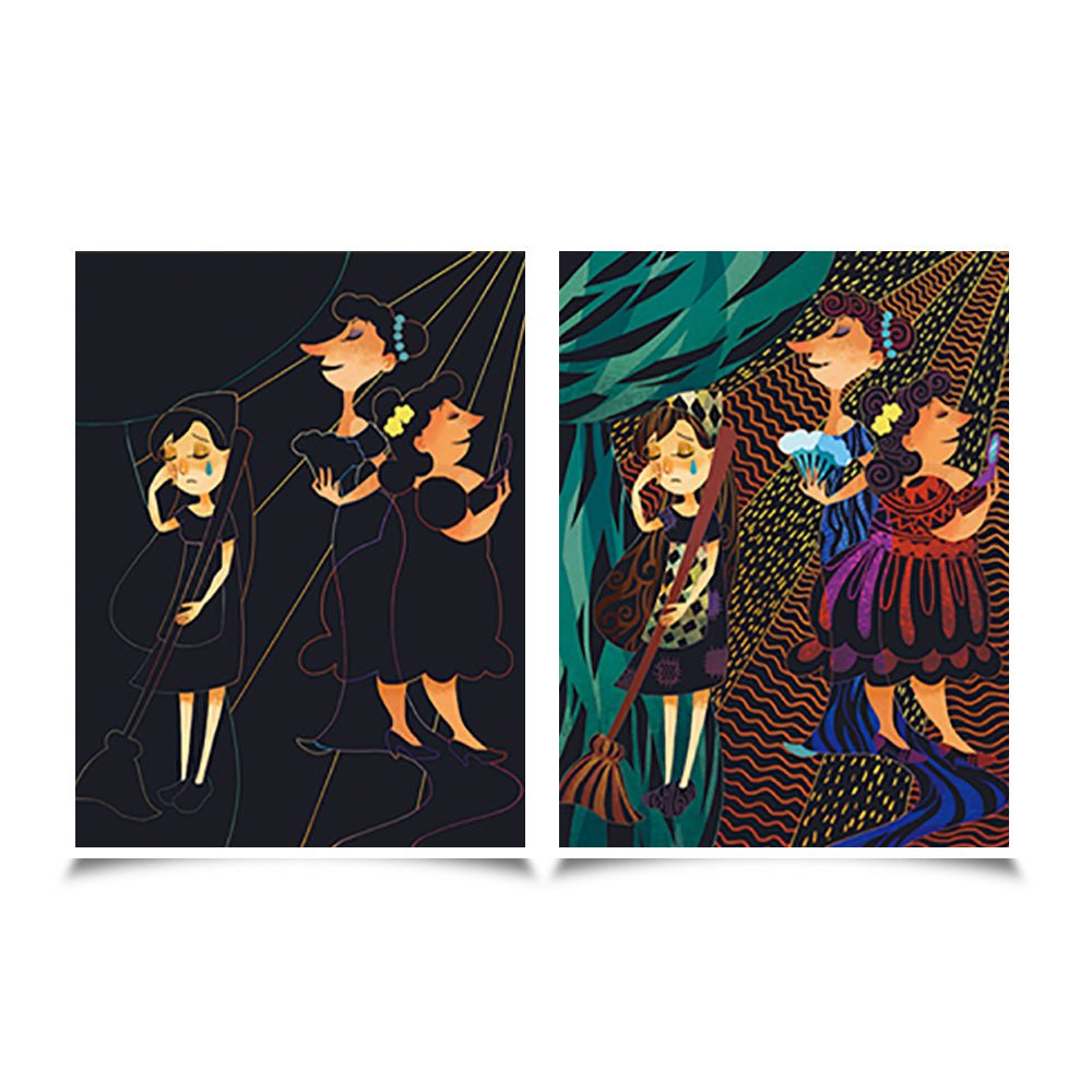 SCRATCH CARD SET - CINDERELLA - Bamboo Sprout