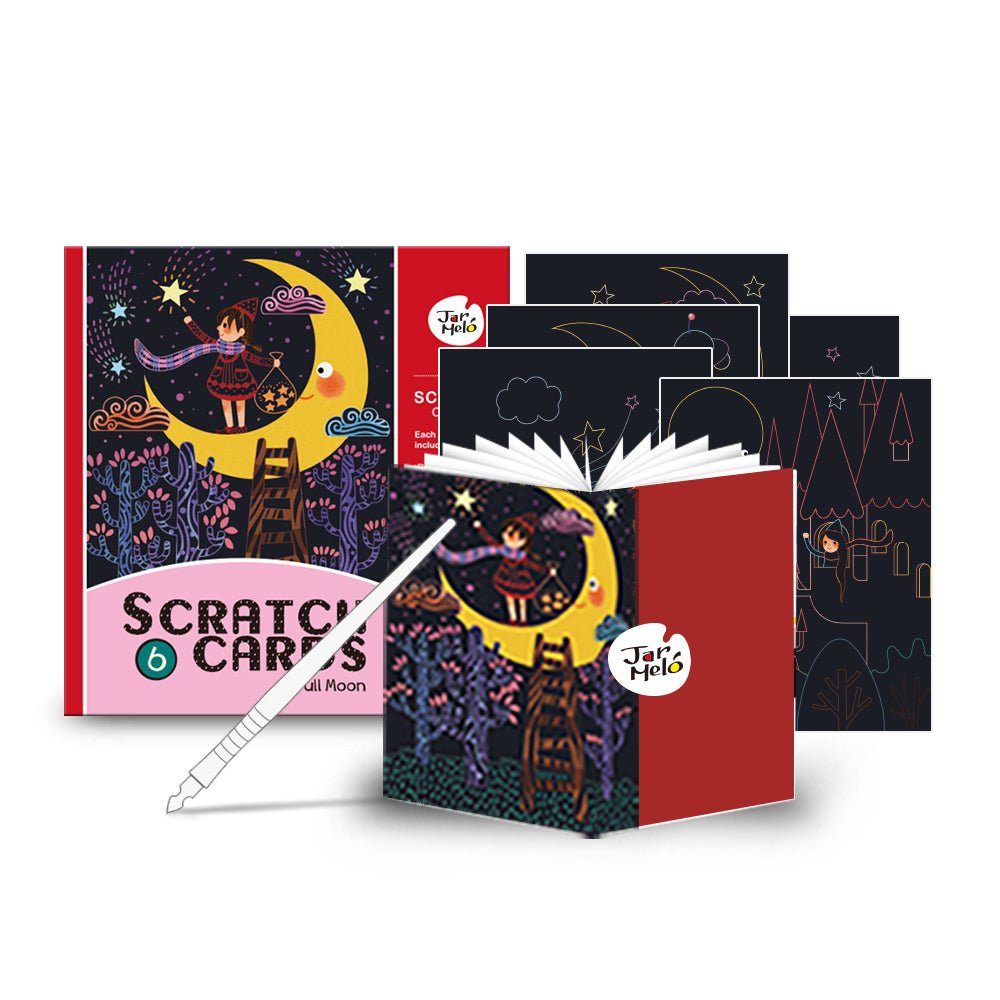 SCRATCH CARDS SET - FULL MOON - Bamboo Sprout
