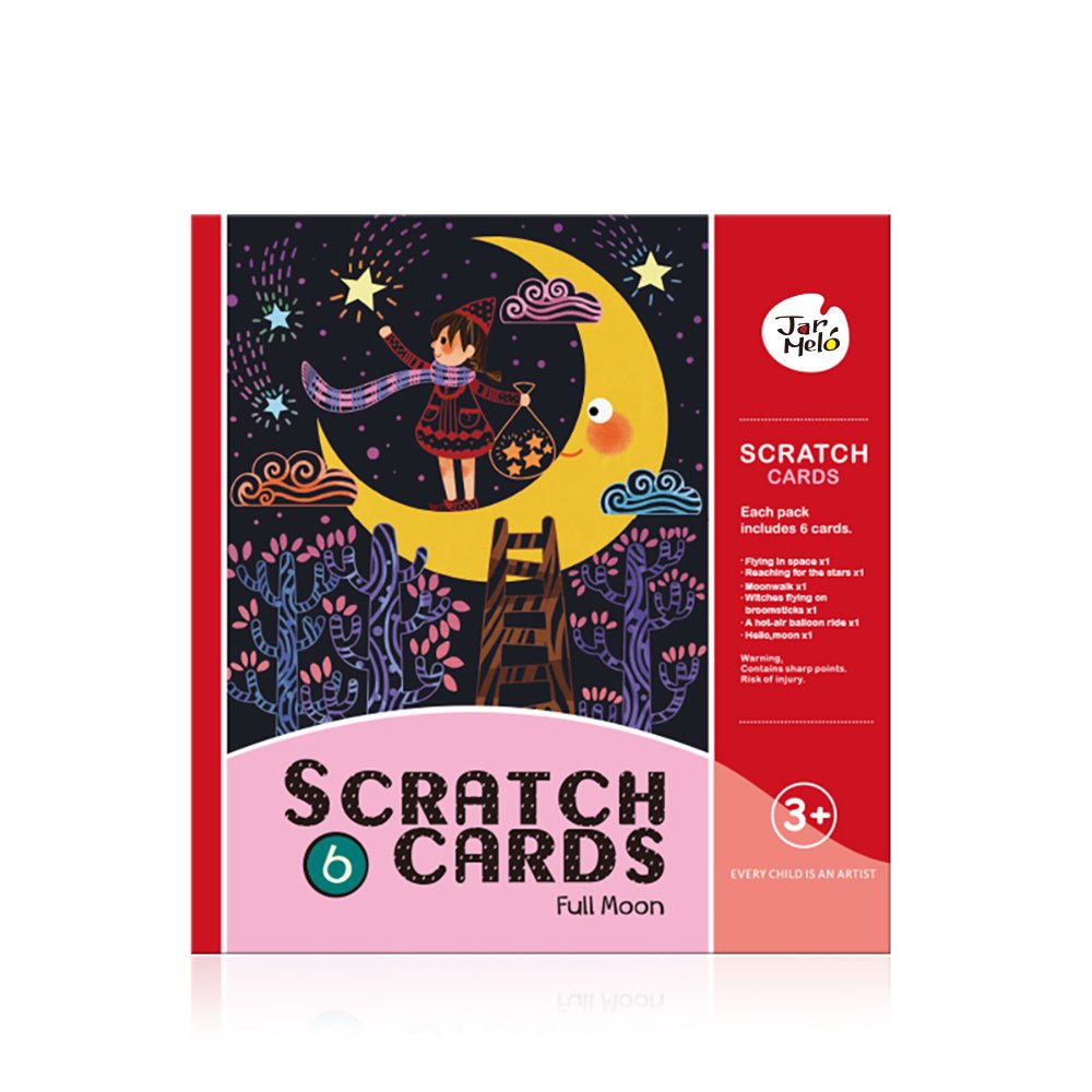 SCRATCH CARDS SET - FULL MOON - Bamboo Sprout