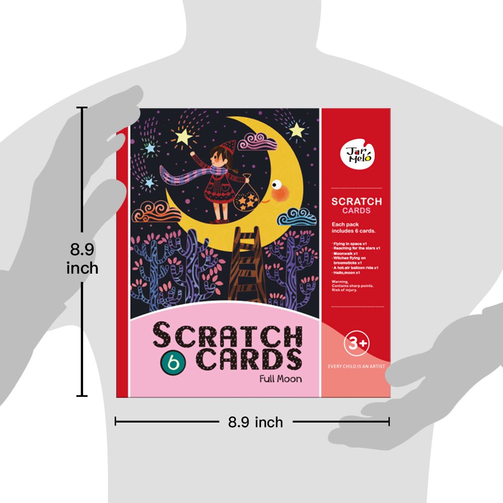 SCRATCH CARDS SET - FULL MOON - Bamboo Sprout