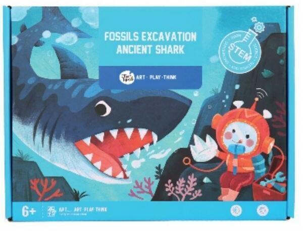 FOSSILS EXCAVATION KIT - SHARK - Bamboo Sprout