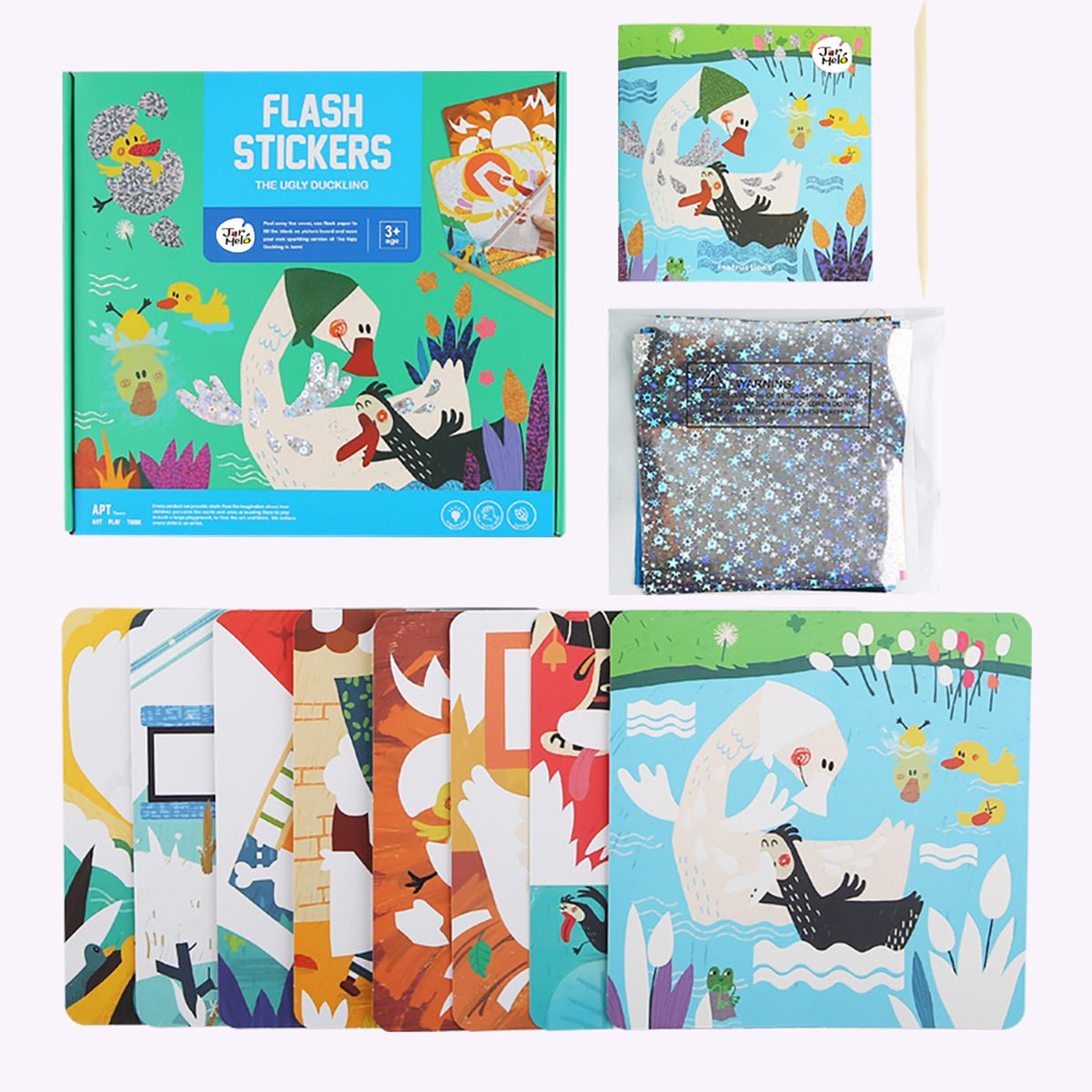 THE UGLY DUCKLING FLASH STICKERS CRAFT KIT - Bamboo Sprout