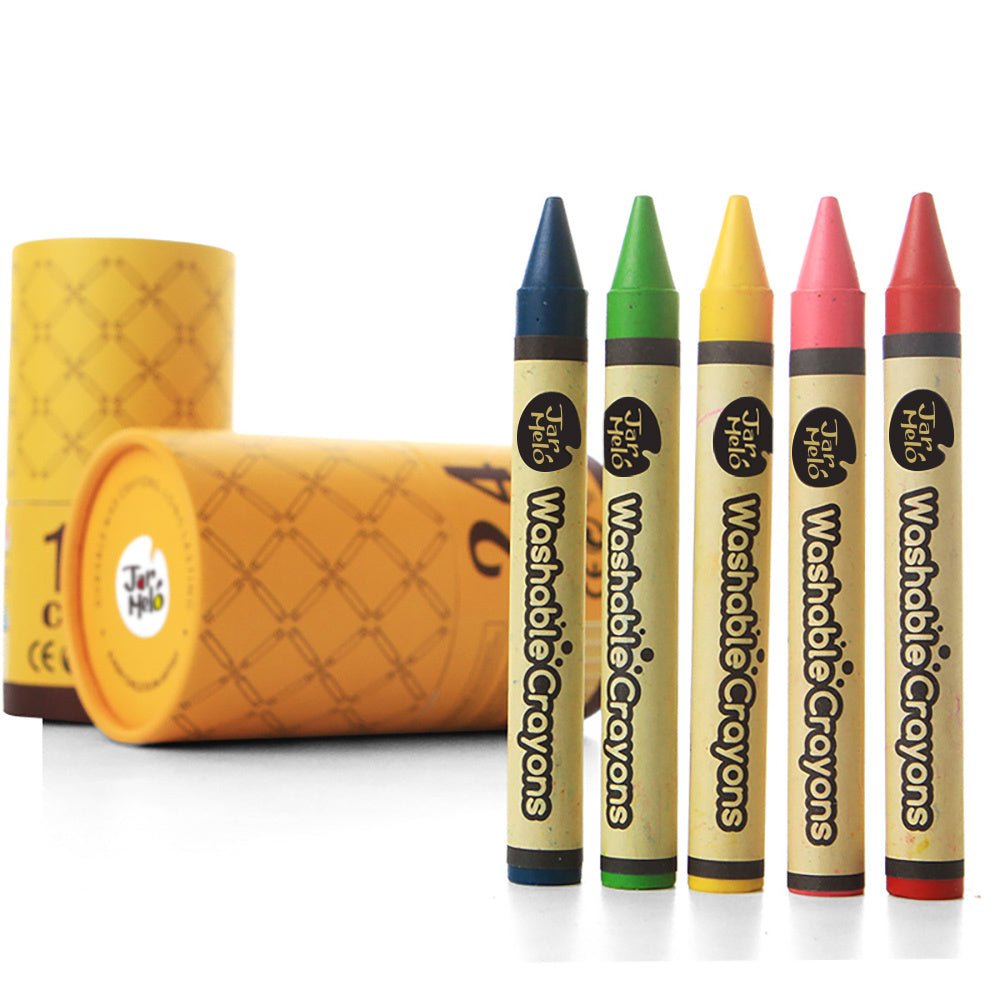 WASHABLE CRAYONS - 24 COLOURS - Bamboo Sprout
