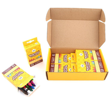 WASHABLE CRAYONS - BULK SET 12 - 8 PACKS - Bamboo Sprout