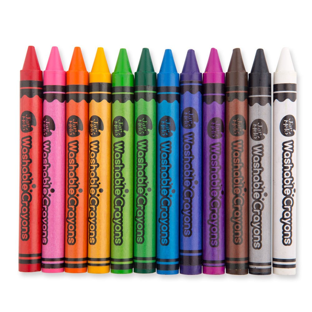 WASHABLE CRAYONS - BULK SET 12 - 8 PACKS - Bamboo Sprout