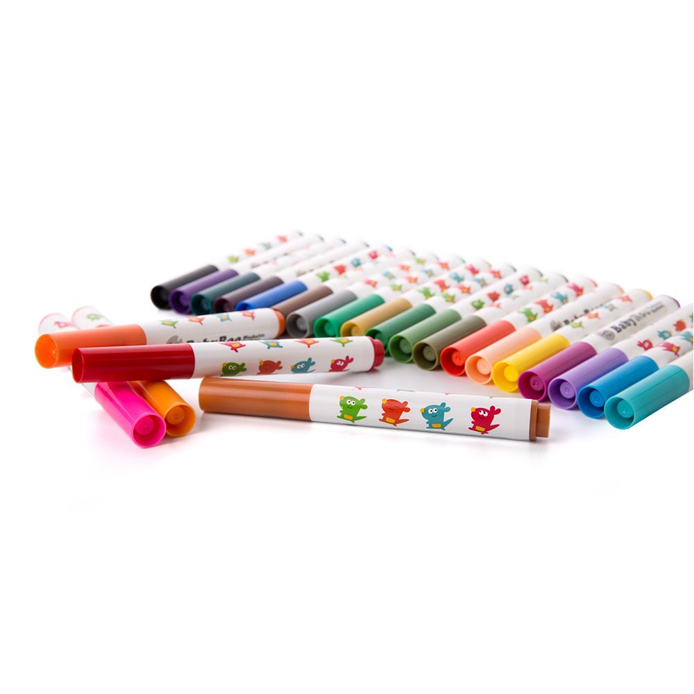 WASHABLE MARKERS - BABY ROO 24 COLOURS - Bamboo Sprout