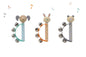 CALM & BREEZY ANIMAL HANDBELL - SET OF 3PCS - Bamboo Sprout