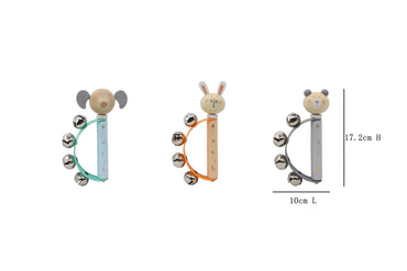 CALM & BREEZY ANIMAL HANDBELL - SET OF 3PCS - Bamboo Sprout