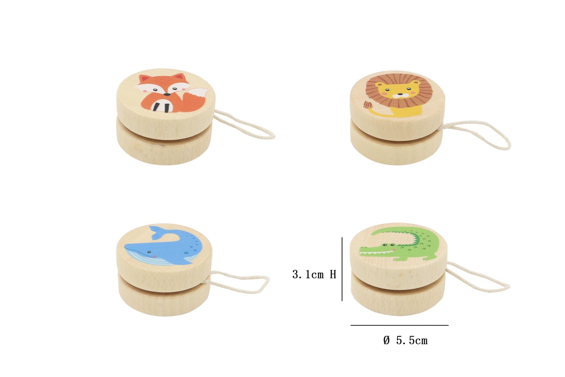 CALM & BREEZY ANIMAL YO - YO PRICE FOR 4 SET OF 4 - Bamboo Sprout
