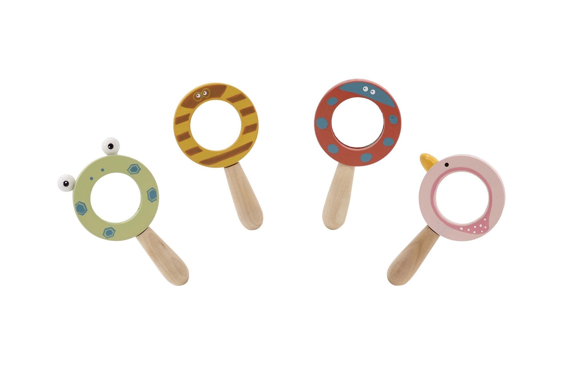 CALM & BREEZY BABY ANIMAL MAGNIFYING GLASS SET OF 4 - Bamboo Sprout