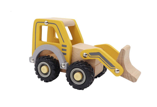Kaper Kidz Calm & Breezy Bulldozer toy with bright yellow construction vehicle and detailed features, suitable for kids.