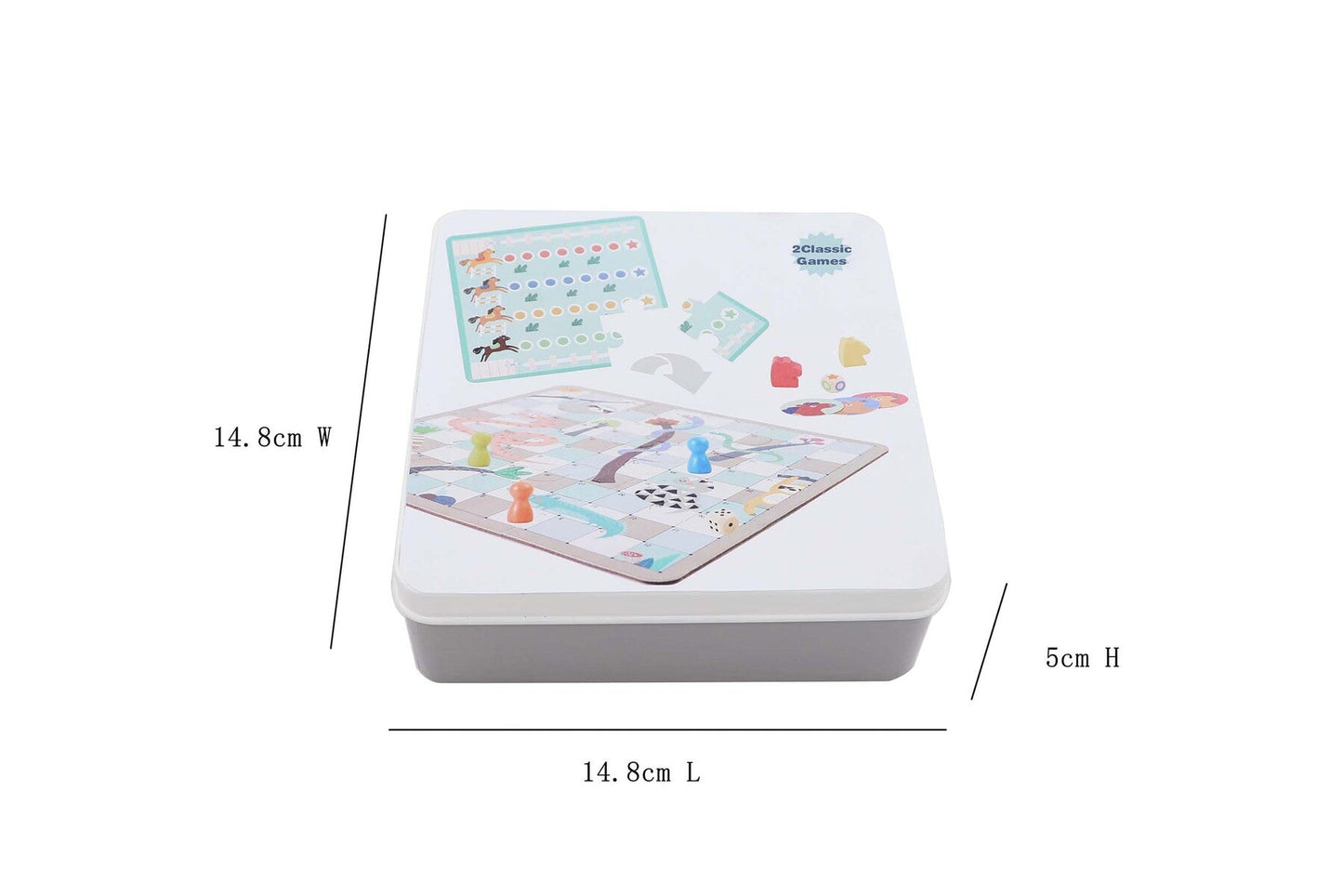 CALM & BREEZY CONNECTOR DISK IN TIN BOX - Bamboo Sprout