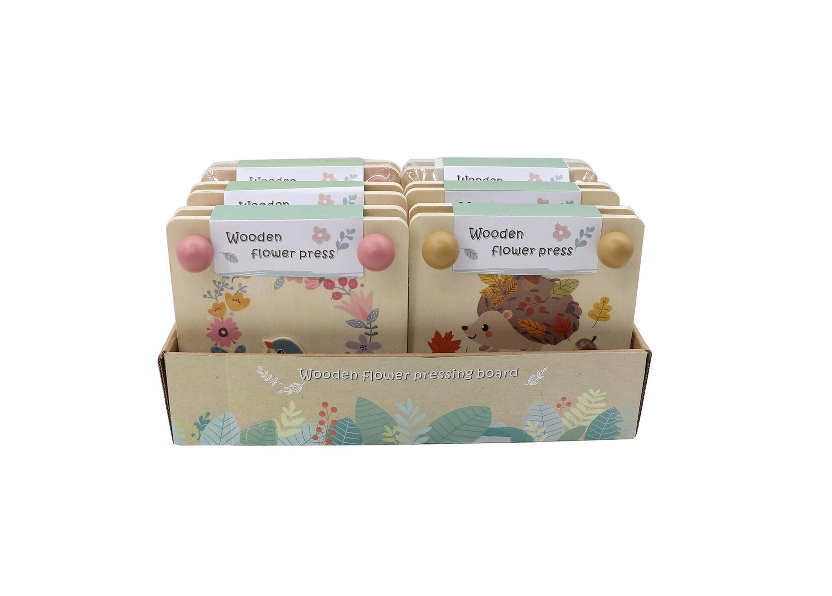 CALM & BREEZY FLOWER PRESS ECHIDNA CRAFT KIT - Bamboo Sprout