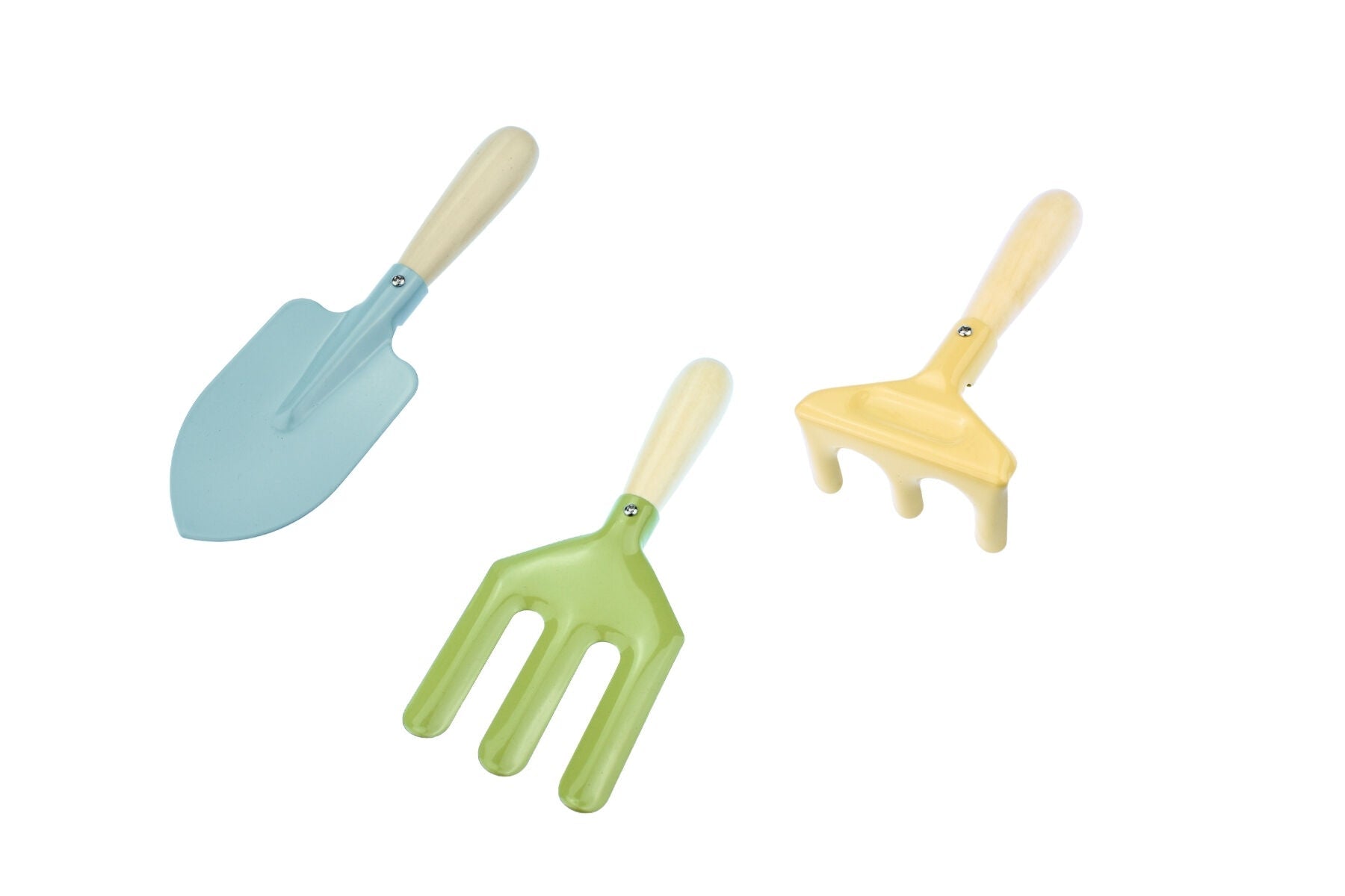 CALM & BREEZY KIDS GARDEN TOOL 3PCS SET BLUE - Bamboo Sprout