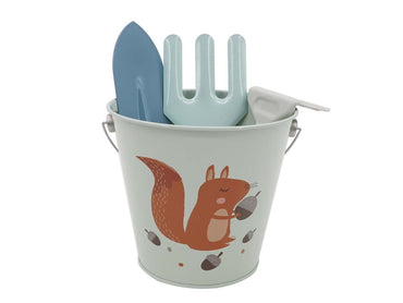 CALM & BREEZY KIDS GARDEN TOOL 4PCS SET BLUE - Bamboo Sprout