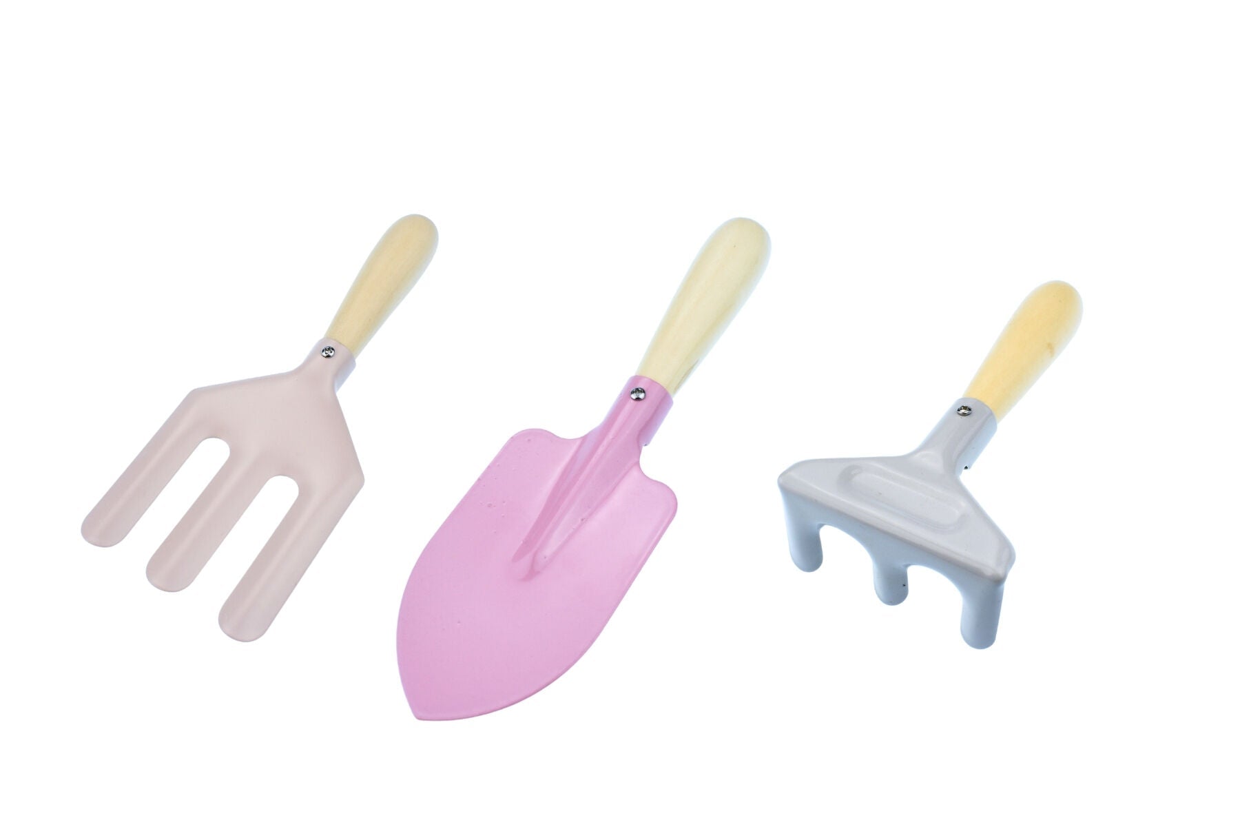 CALM & BREEZY KIDS GARDEN TOOL 3PCS SET PINK - Bamboo Sprout