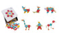 CALM & BREEZY PATTERN BLOCKS IN TIN BOX - Bamboo Sprout