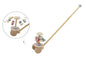 Kaper Kidz Calm & Breezy push-along spinning carousel with colorful animal figures for children to play with and spin.